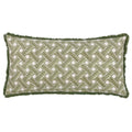 Olive - Front - Hoem Alexa Geometric Cushion Cover