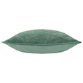 Jade - Side - Paoletti Stratus Piping Detail Jacquard Cushion Cover