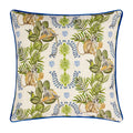 Multicoloured - Front - Wylder Valera Lagos Tropical Monkey Cushion Cover