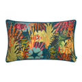 Multicoloured - Front - Wylder Abyss Coral Bay Chenille Cushion Cover