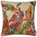 Multicoloured - Front - Wylder Akamba Parrot Scene Tropical Cushion Cover