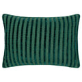 Teal - Front - Furn Giyla Chenille Cushion Cover