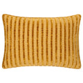 Gold - Front - Furn Giyla Chenille Cushion Cover