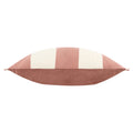 Pink - Side - Furn Araya Velvet Striped Cushion Cover