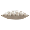 Natural - Side - Paoletti Keela Geometric Cushion Cover