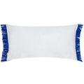 Cobalt - Back - Furn Kadie Woven Outdoor Cushion Cover