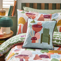 Multicoloured - Back - Little Furn Funguys Mushroom Duvet Cover Set