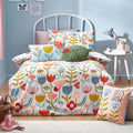 Multicoloured - Back - Little Furn Little Nature Floral Duvet Cover Set