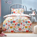 Multicoloured - Front - Little Furn Little Nature Floral Duvet Cover Set