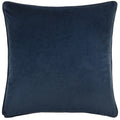 Petrol - Back - Wylder Hidcote Manor Alma Floral Cushion Cover