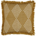 Gold - Front - Furn Woven Cushion Cover