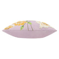 Lilac - Side - Wylder Chrysantha Embroidered Floral Cushion Cover