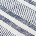 Natural-Navy - Back - Yard Neela Fringed Stripe Throw