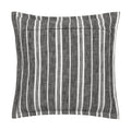 Black - Back - Yard Hebble Striped Cushion Cover