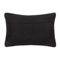 Black - Back - Yard Cove Ribbed Cushion Cover