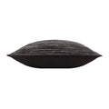 Black - Side - Yard Cove Ribbed Cushion Cover