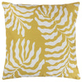 Mustard - Front - Furn Tocorico Leaf Print Outdoor Cushion Cover