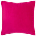 Magenta - Back - Furn Taormina Piped Floral Cushion Cover