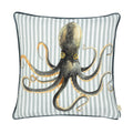 Multicoloured - Front - Evans Lichfield Salcombe Piped Octopus Cushion Cover