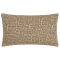 Toffee-Nougat - Front - Hoem Thalia Jacquard Woven Cushion Cover