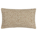 Nougat-Toffee - Front - Hoem Thalia Jacquard Woven Cushion Cover