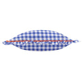 Blue - Side - Furn Maude Reversible Gingham Cushion Cover