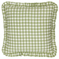 Sage - Back - Furn Maude Reversible Gingham Cushion Cover