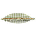 Sage - Side - Furn Maude Reversible Gingham Cushion Cover