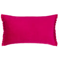 Aqua-Pink - Back - Furn Love Yourself Velvet Stripe Cushion Cover