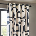 Dusk - Side - Hoem Carro Abstract Eyelet Curtains