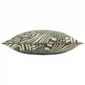 Olive - Back - Hoem Nola Piped Abstract Cushion Cover