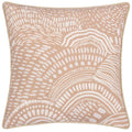 Oat - Front - Hoem Nola Piped Abstract Cushion Cover