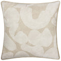 Natural - Front - Hoem Brinn Piped Abstract Cushion Cover