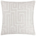 White - Front - Hoem Lauder Woven Jacquard Cushion Cover