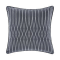 Indigo - Front - Linen House Northbrook Geometric Cushion Cover