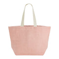 Blossom - Front - Westford Mill Washed Jute Beach Soft Touch Tote Bag