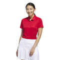 Collegiate Red - Back - Adidas Womens-Ladies Performance Polo Shirt