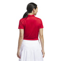 Collegiate Red - Side - Adidas Womens-Ladies Performance Polo Shirt