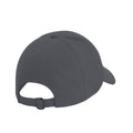 Graphite Grey - Back - Beechfield Classic Organic Cotton 6 Panel Baseball Cap