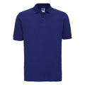 Bright Royal Blue - Front - Russell Mens Classic Cotton Pique Polo Shirt