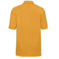 Gold - Back - Russell Childrens-Kids Polo Shirt