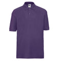 Purple - Front - Russell Childrens-Kids Polo Shirt