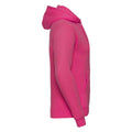 Fuchsia - Side - Russell Unisex Adult Hoodie