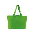 Apple Green - Front - Westford Mill EarthAware Twill Shopper Bag