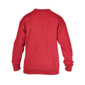 Red - Back - Gildan Childrens-Kids Heavy Blend Crew Neck Sweatshirt