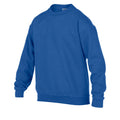 Royal Blue - Side - Gildan Childrens-Kids Heavy Blend Crew Neck Sweatshirt