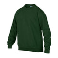 Forest Green - Side - Gildan Childrens-Kids Heavy Blend Crew Neck Sweatshirt