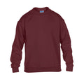 Maroon - Front - Gildan Childrens-Kids Heavy Blend Crew Neck Sweatshirt