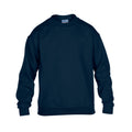 Navy - Front - Gildan Childrens-Kids Heavy Blend Crew Neck Sweatshirt