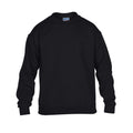 Black - Front - Gildan Childrens-Kids Heavy Blend Crew Neck Sweatshirt